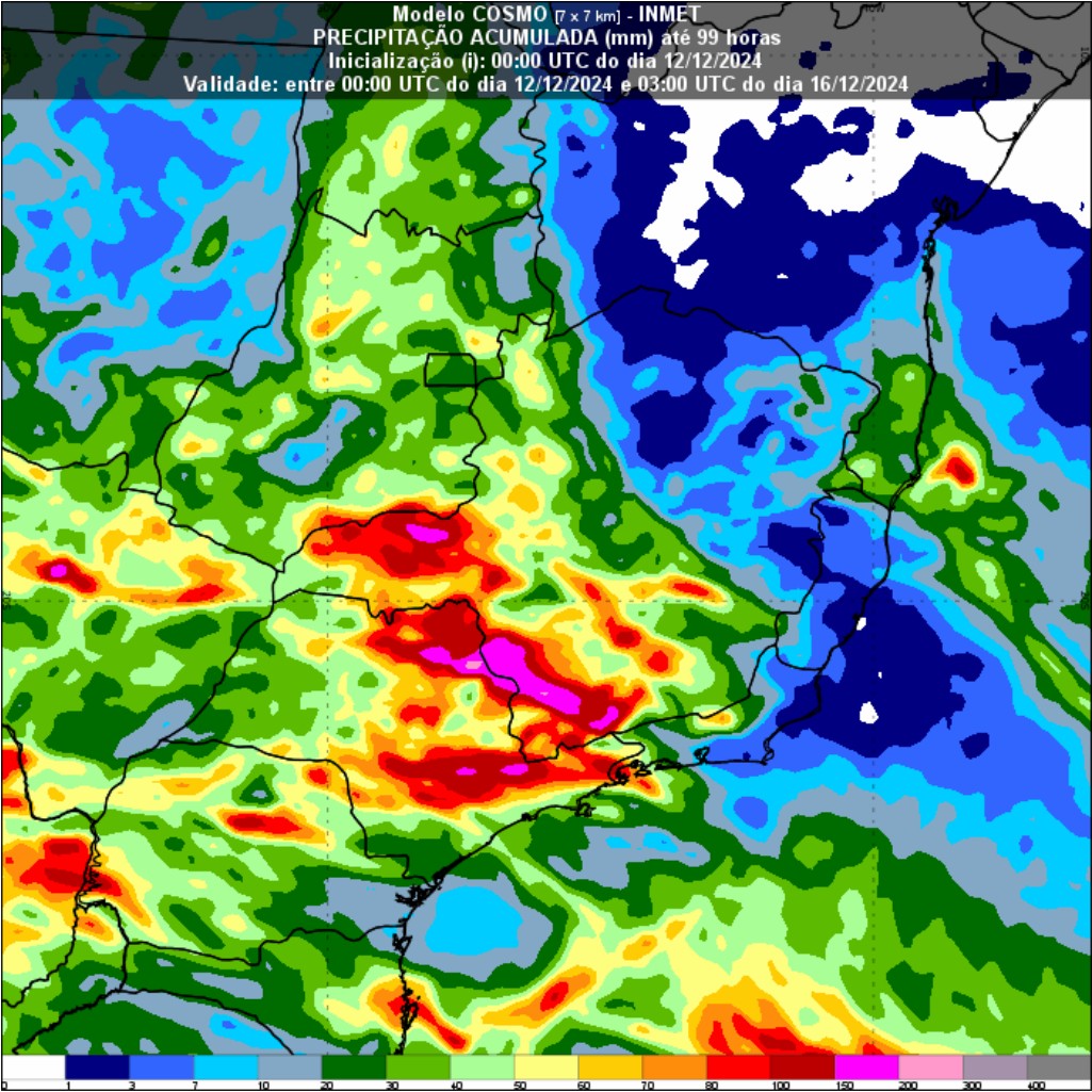 Região de Campinas tem previsão de raios, rajadas de vento e 120 mm de chuva neste fim de semana