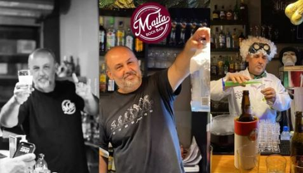 Carlos Monteiro tinha 57 anos e era dono do Malta Rock Bar, na Zona Sul de São Paulo — Foto: Reprodução/Instagram