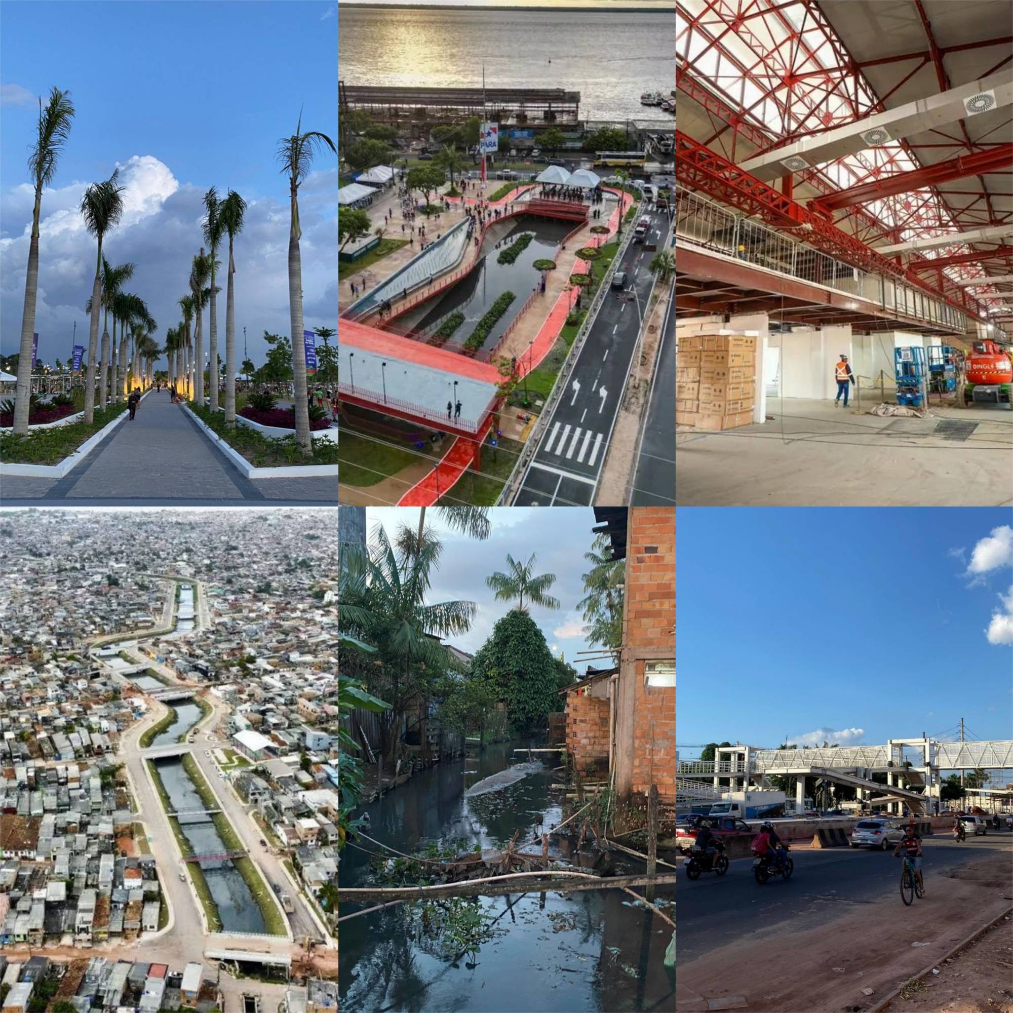A 100 dias da COP30, Grande Belém tem mais de 30 obras em andamento