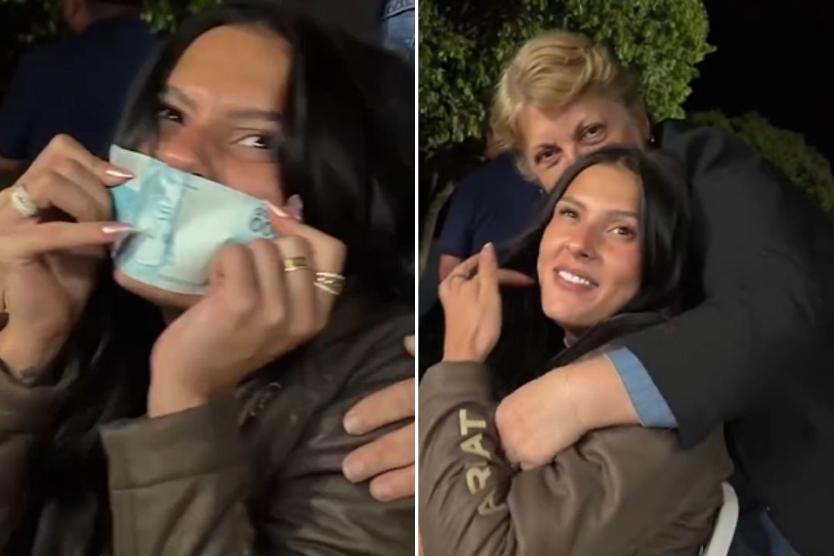 ‘Cala a boca!’: Ana Castela entrega R$ 100 que ganhou escondidos da vó durante visita a MS