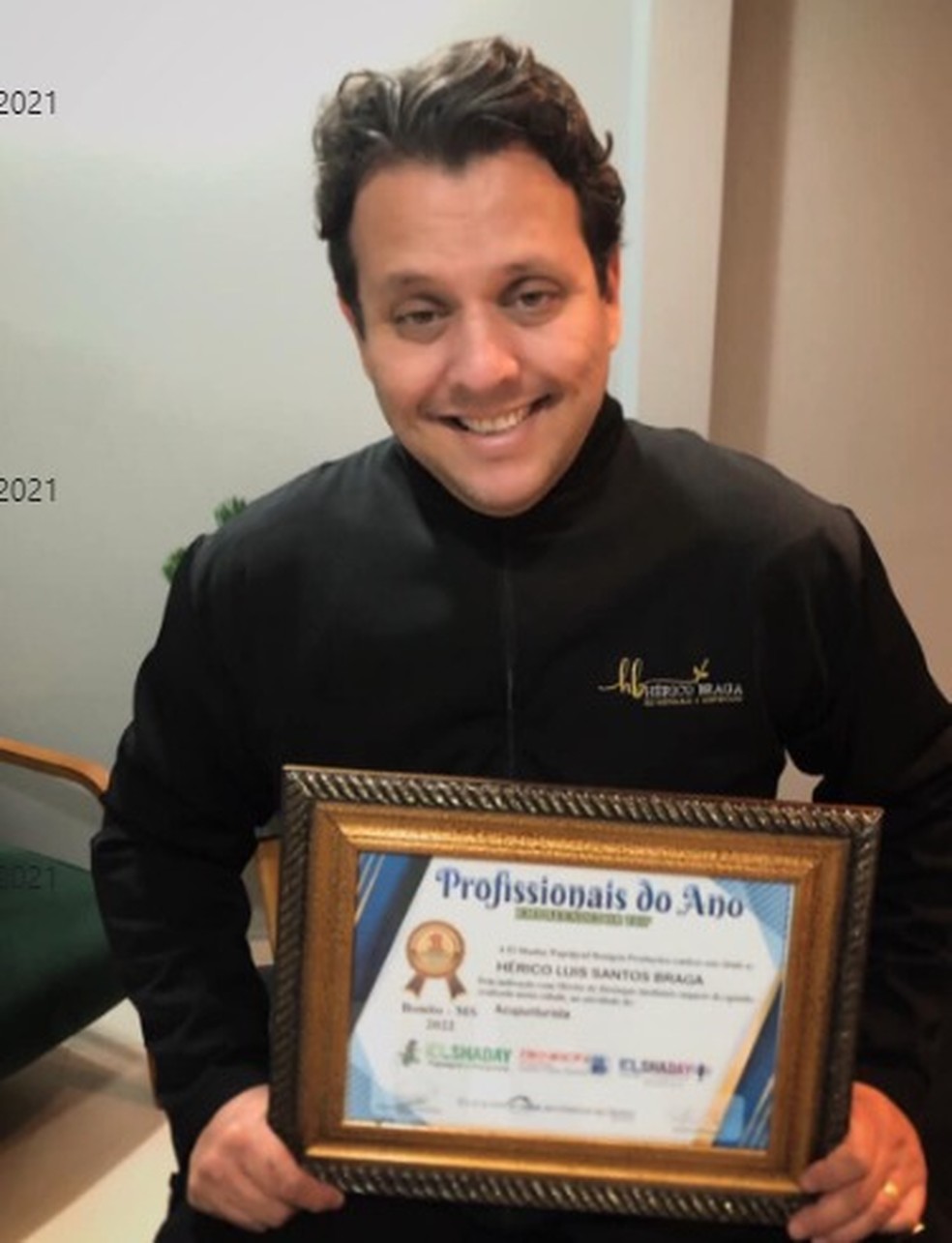 Hérico Braga, de 46 anos, morreu na manhã desta quarta-feira (29) — Foto: Redes sociais