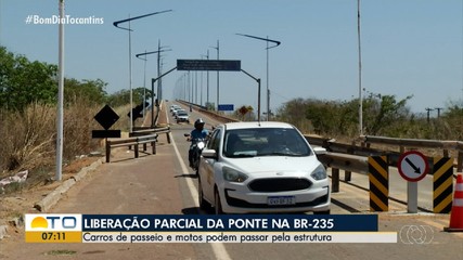 Ponte da BR-235 é liberada parcialmente pelo DNIT