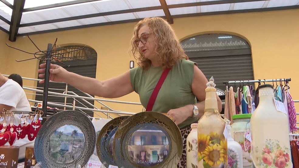 Quatro lojas começam a funcionar no Mercado da Capixaba em Vitória, Espírito Santo — Foto: Reprodução/TV Gazeta