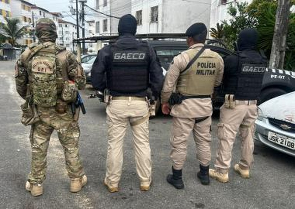 Operação prendeu suspeito de sequestrar e extorquir servidor público na Bahia — Foto: Divulgação/MP-BA