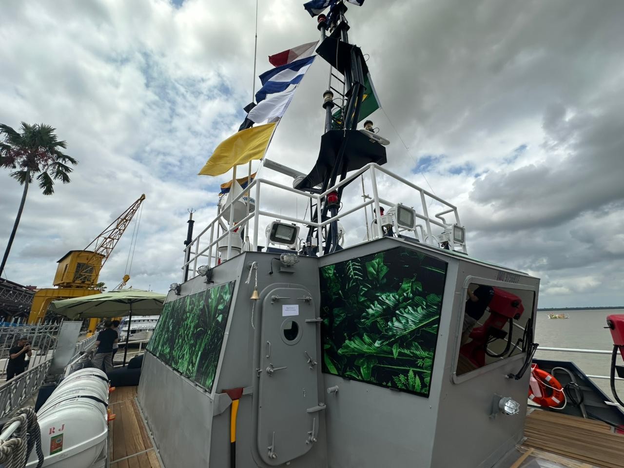 Belém recebe primeiro barco escola movido a hidrogênio verde do mundo