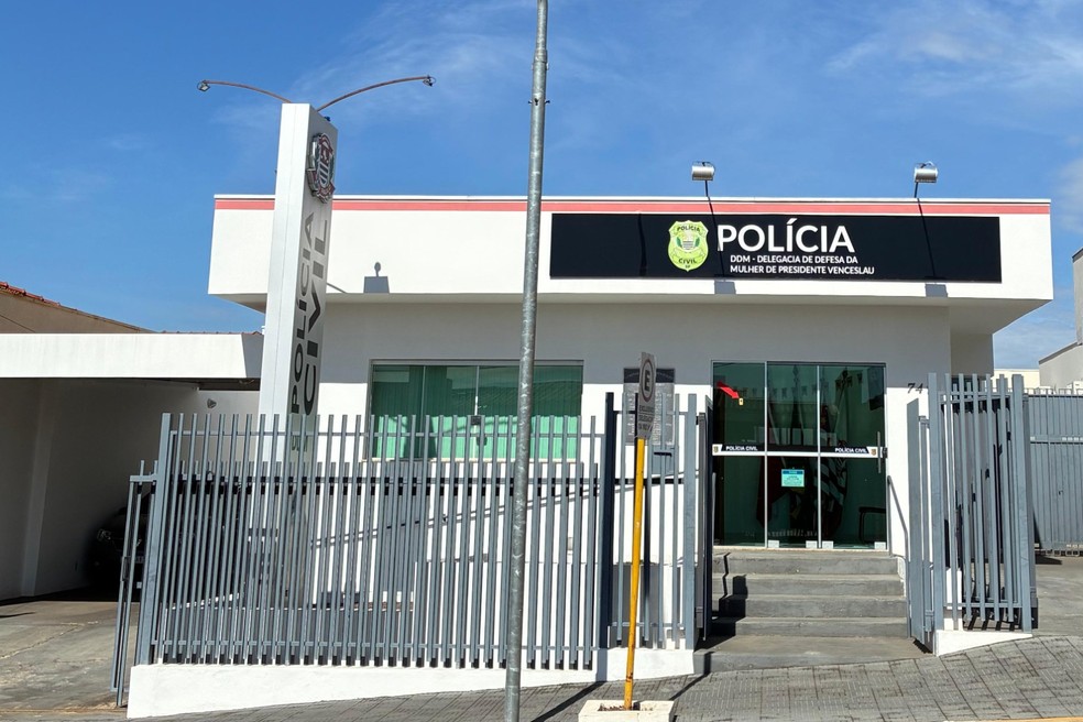Delegacia de Defesa da Mulher (DDM) de Presidente Venceslau (SP) — Foto: Reprodução/Polícia Civil