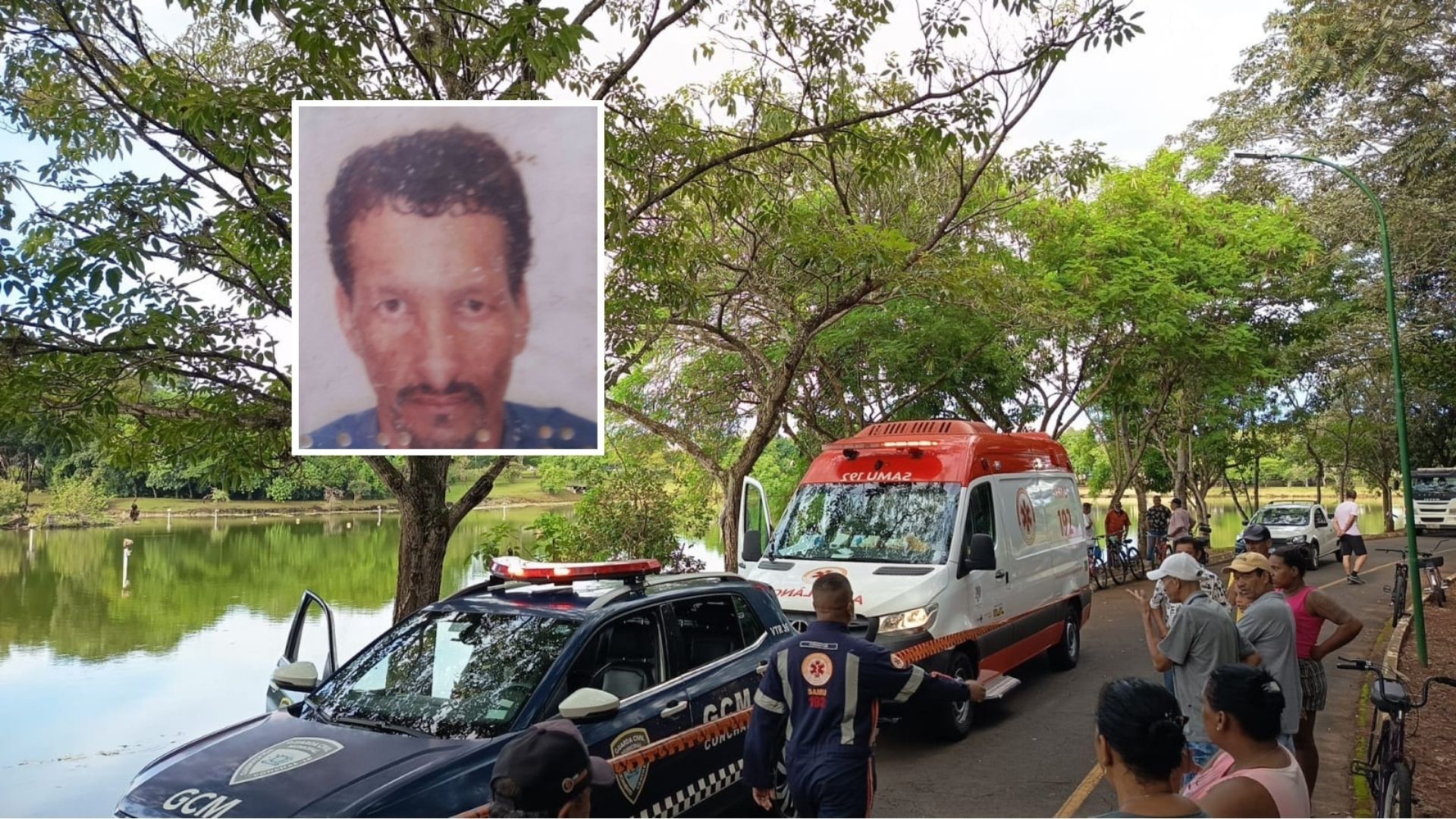 Homem morre afogado ao tentar recuperar vara de pesca em lago no interior de SP