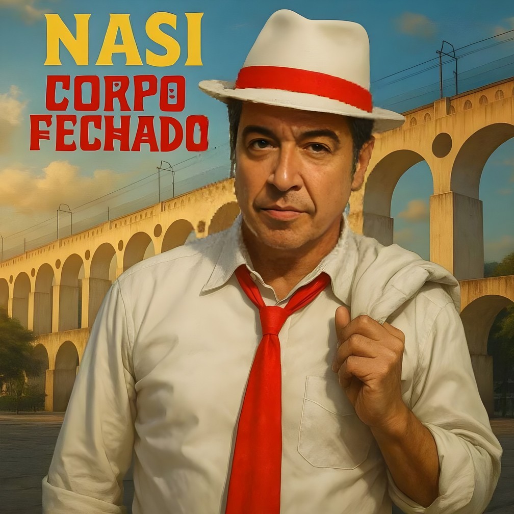 Capa do single 'Corpo fechado', de Nasi — Foto: Divulgação