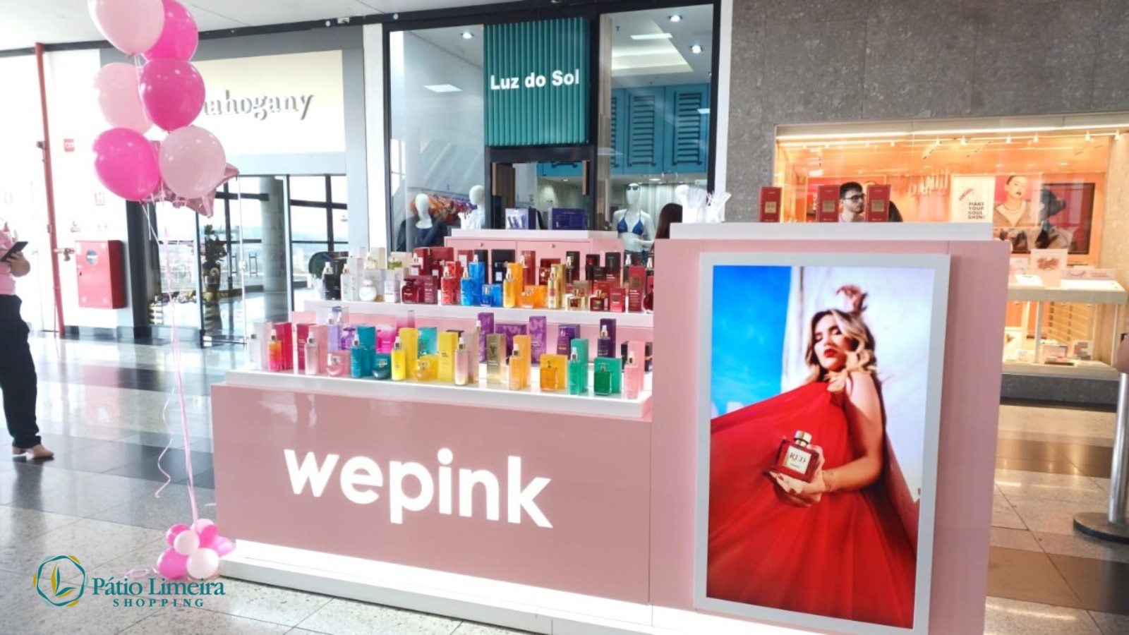 Pátio Limeira Shopping amplia mix de beleza com novo quiosque no térreo