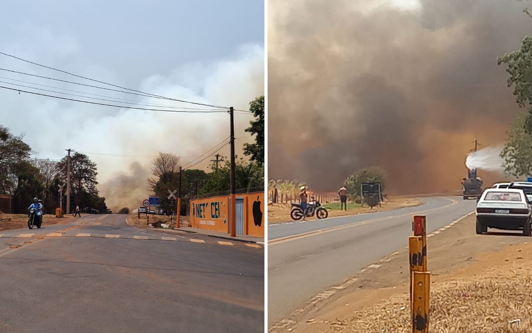 Incêndios levam fumaça e perigo a motoristas em rodovias da região de Ribeirão Preto, SP