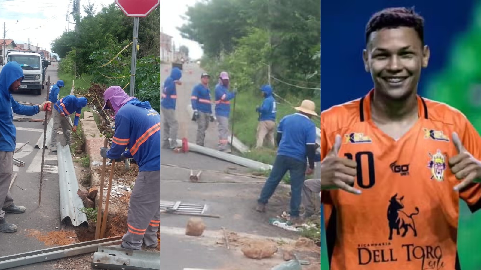 Gradil começa a ser instalado em grotão onde jovem de 19 anos morreu em Teresina
