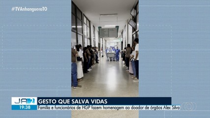 Família e funcionários do HGP fazem homenagem ao doador de órgãos Alex Silva