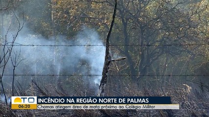 Incêndio de grande proporção atinge região Norte de Palmas