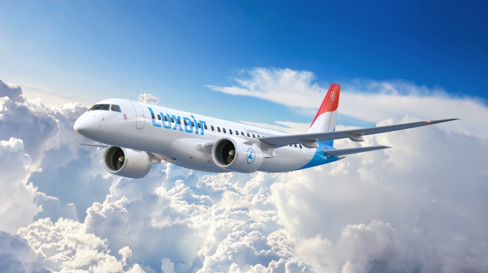 Embraer E190-E2. — Foto: Divulgação/Embraer