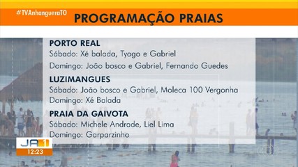 Confira a programação de shows nas praias do estado neste fim de semana