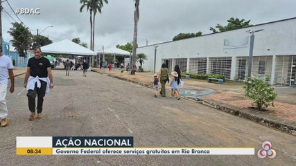 Governo Federal oferece serviços gratuitos em Rio Branco