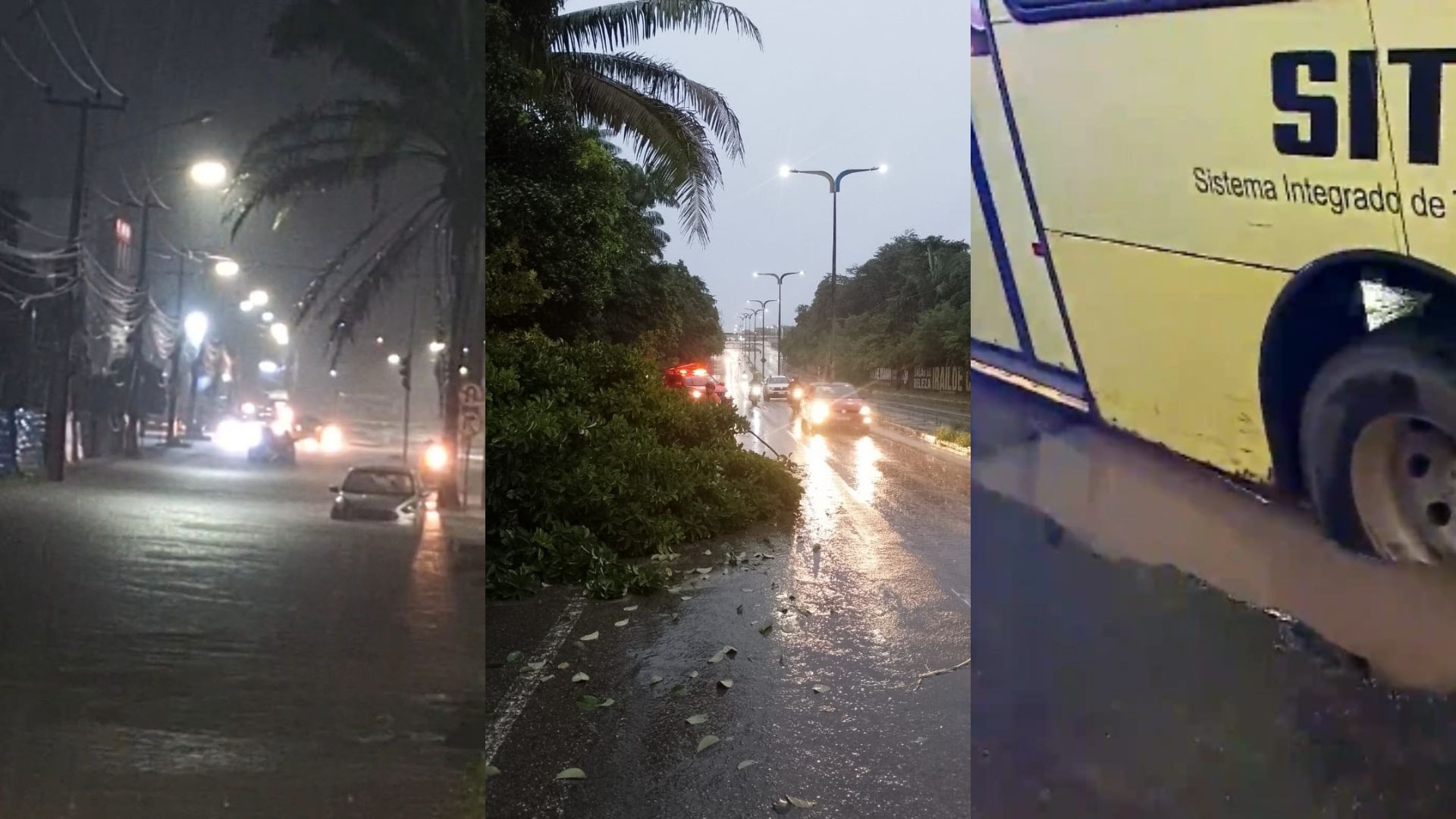 Chuvas intensas causam alagamentos e transtornos no trânsito, na Grande São Luís