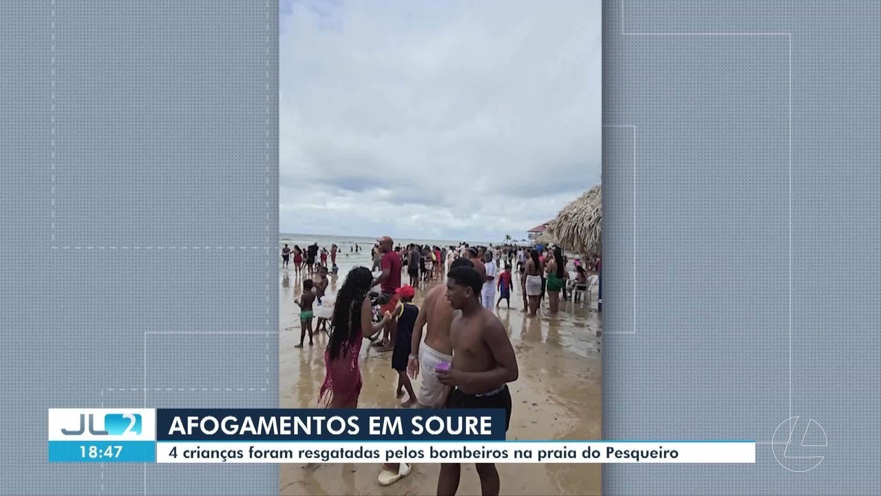 Dois resgates de crianças são registrados em menos de uma hora em praia de Soure