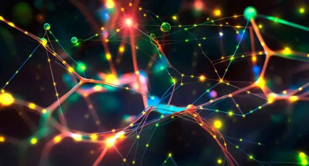 Circuito neural formado por neurônios biológicos ou rede neural artificial usada em modelos de inteligência artificial? — Foto: Getty Images