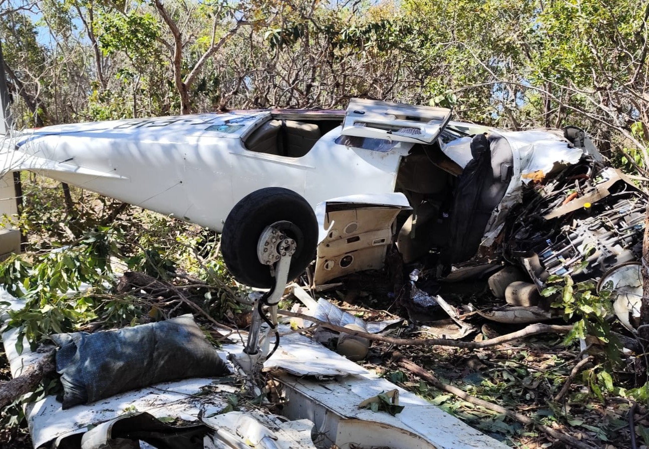 Aeronave de pequeno porte cai na zona rural de Palmas e deixa dois mortos