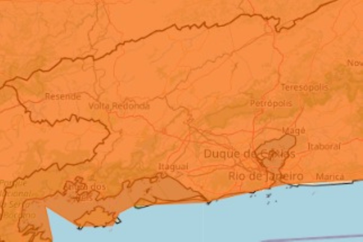 Inmet divulga alerta de chuvas intensas para cidades do Sul do Rio e Costa Verde