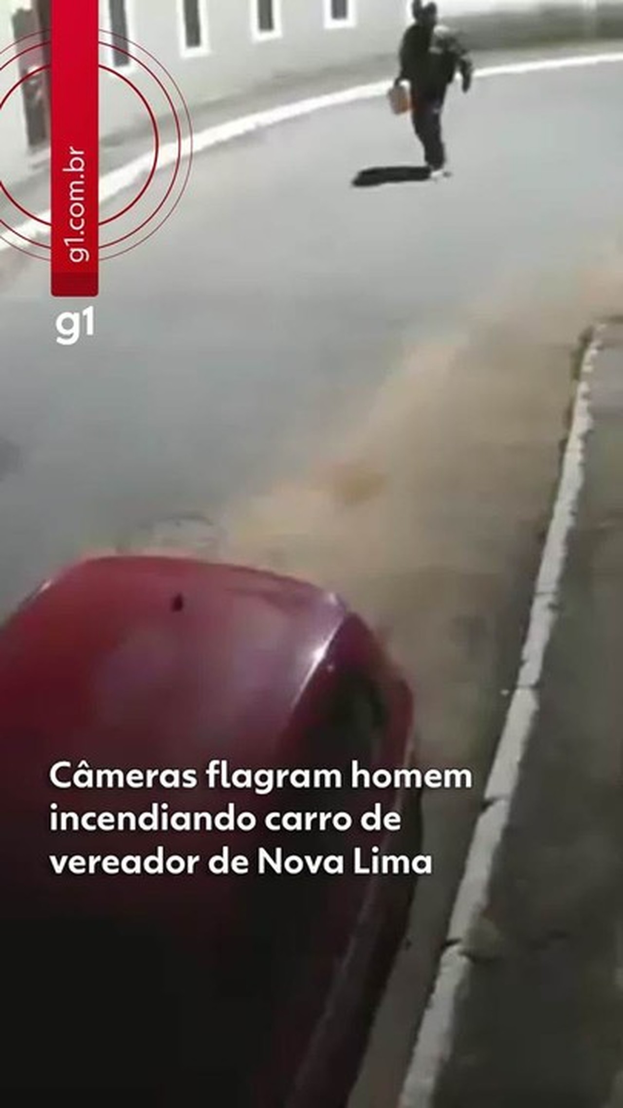 Carro de vereador de Nova Lima é incendiado durante a madrugada; VÍDEO