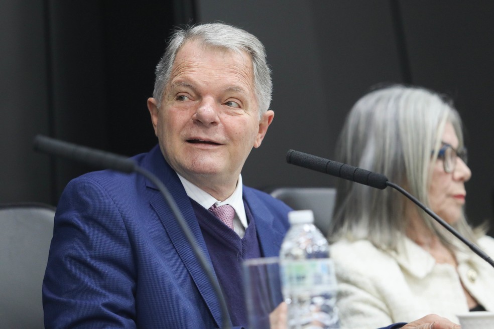 O decano Mauro Bragato, que iniciou a trajetória como deputado estadual em 1979 — Foto: Alesp