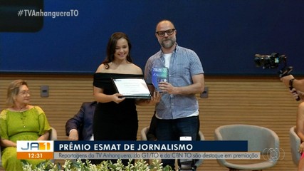 TV Anhanguera e g1 Tocantins são os grandes vencedores do premio Esmat de Jornalismo