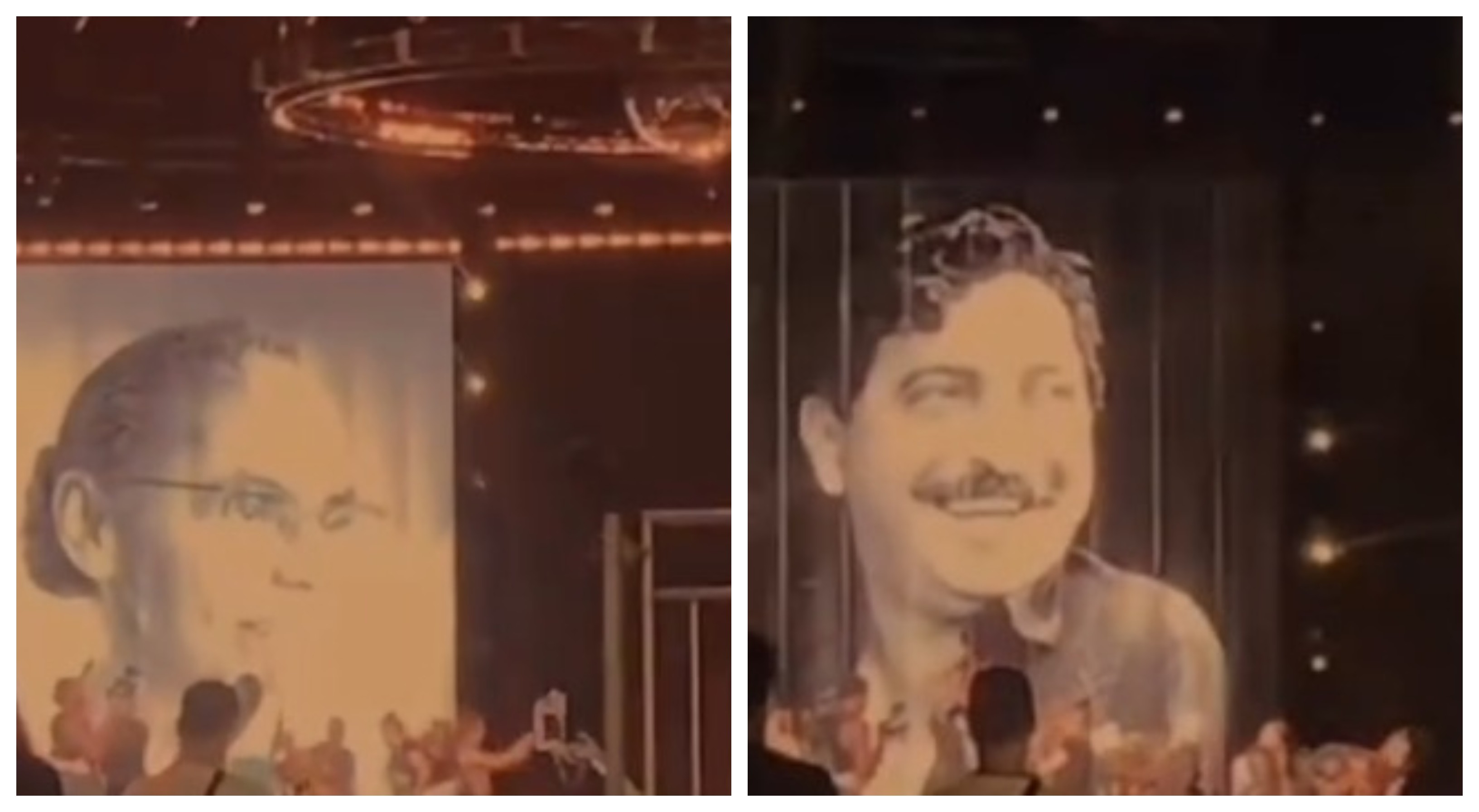 Acreanos Chico Mendes e Marina Silva aparecem em telão durante ensaio do show de Madonna no RJ