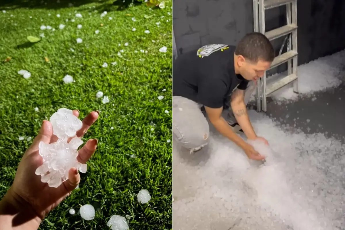 Após tempestade de granizo, governo de MS decreta situação de emergência em Ivinhema