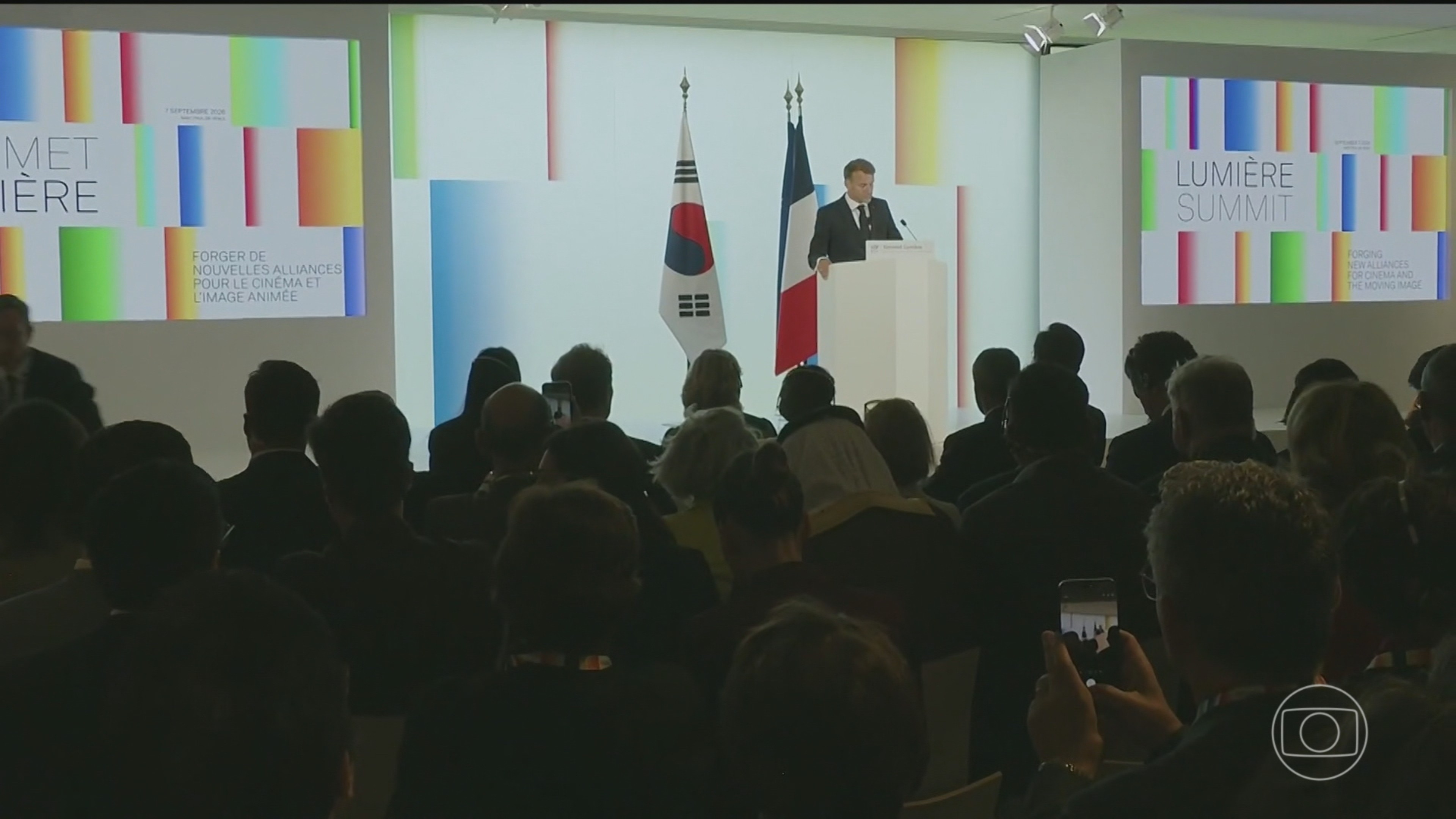 Globo participa de encontro internacional na França para debater o futuro do cinema e da produção audiovisual