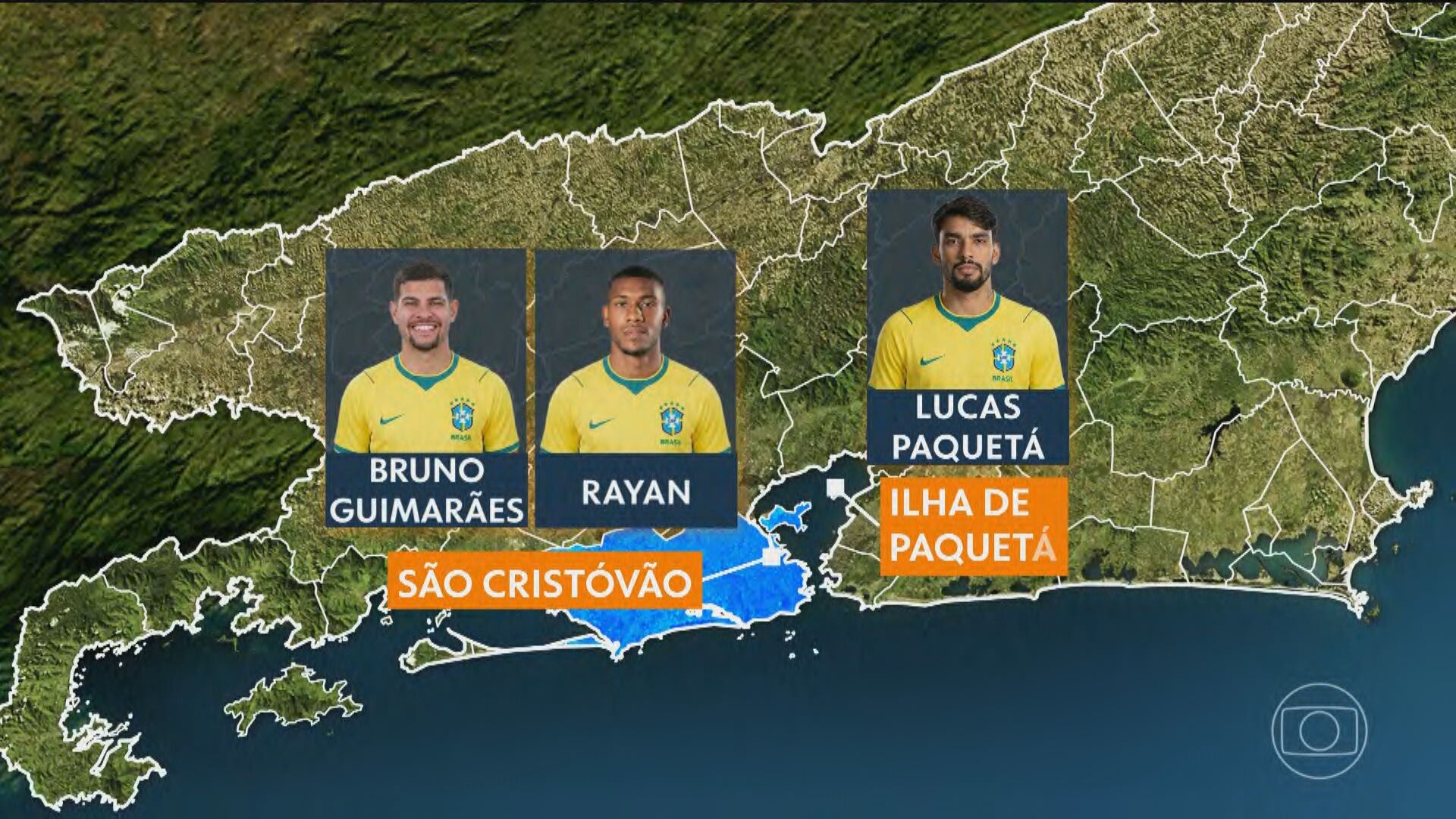 De São Cristóvão a Petrópolis, saiba de onde são os 5 convocados para a Copa nascidos no RJ