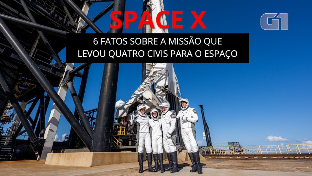 SpaceX tenta primeira caminhada espacial com civis a partir desta terça; conheça a missão