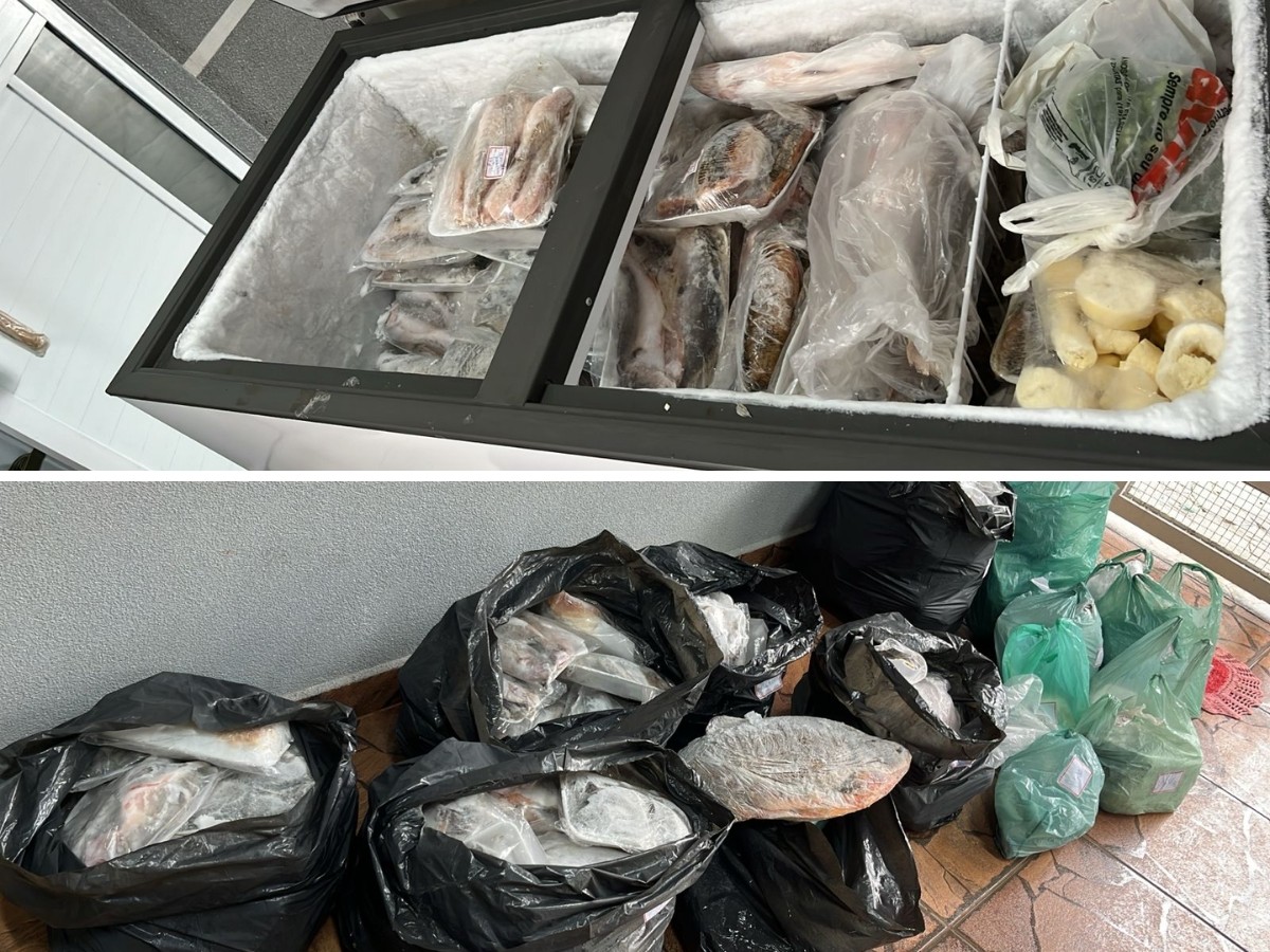 Peixaria clandestina é autuada após apreensão de 215 kg de pescado em Americana