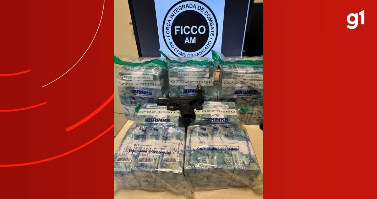 PF prende PM da Casa Militar e dois homens com R$ 2,5 milhões em shopping de Manaus