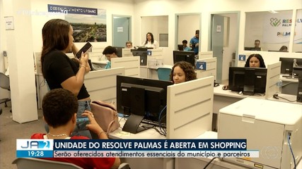 Resolve Palmas volta a atender em shopping da capital