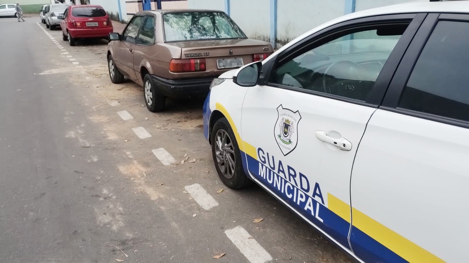 Stolen car is recovered by the Municipal Guard in Volta Redonda