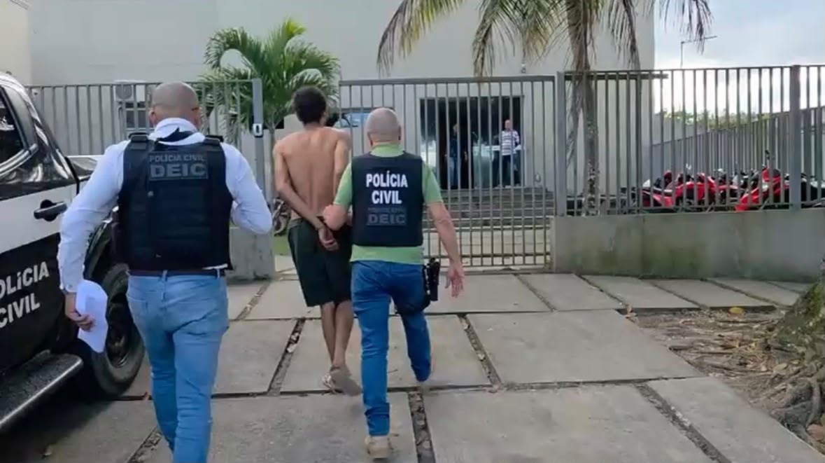 Homem é preso por manter companheira em cárcere privado; vítima pediu ajuda para amiga através de mensagem