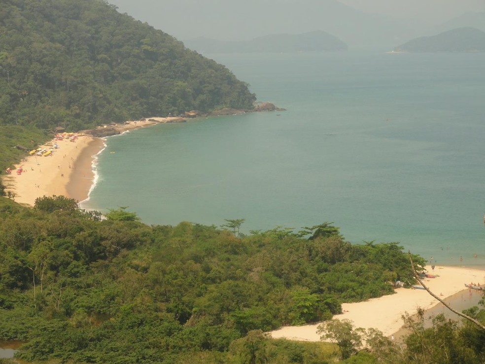 Região do Prumirim, em Ubatuba — Foto: Divulgação/Prefeitura de Ubatuba