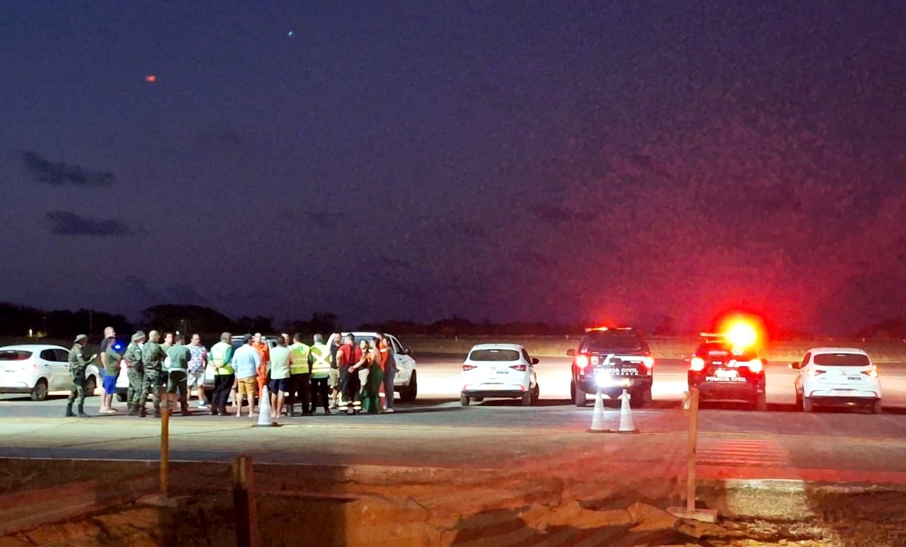 Balizamento noturno que está com defeito em aeroporto de Fernando Noronha foi instalado em 2020