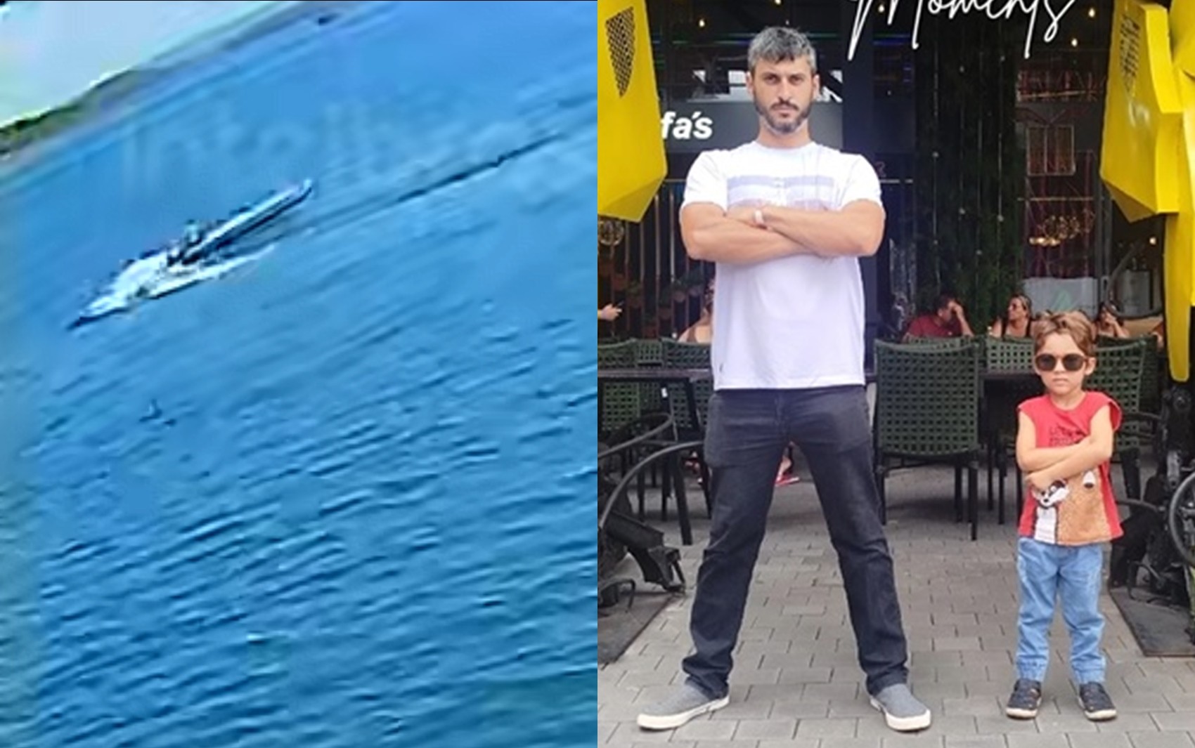 Corpo de menino que caiu de barco no Lago das Brisas junto com o pai é encontrado