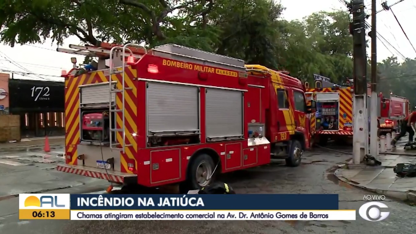 Incêndio atinge loja na Jatiúca, em Maceió; ninguém ficou ferido