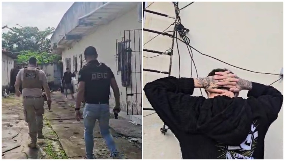 Polícia Civil de São Paulo prendeu um homem nesta segunda-feira (25) acusado de fazer ameaças ao youtuber Felca. — Foto: Reprodução/Polícia Civil