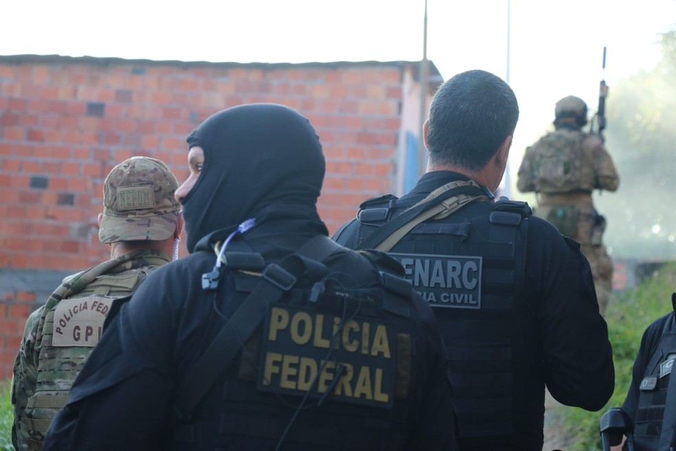 Secretaria de Segurança Pública da Bahia (SSP-BA) e a Polícia Federal têm agido em conjunto na Bahia  — Foto: Alberto Maraux/SSP-BA