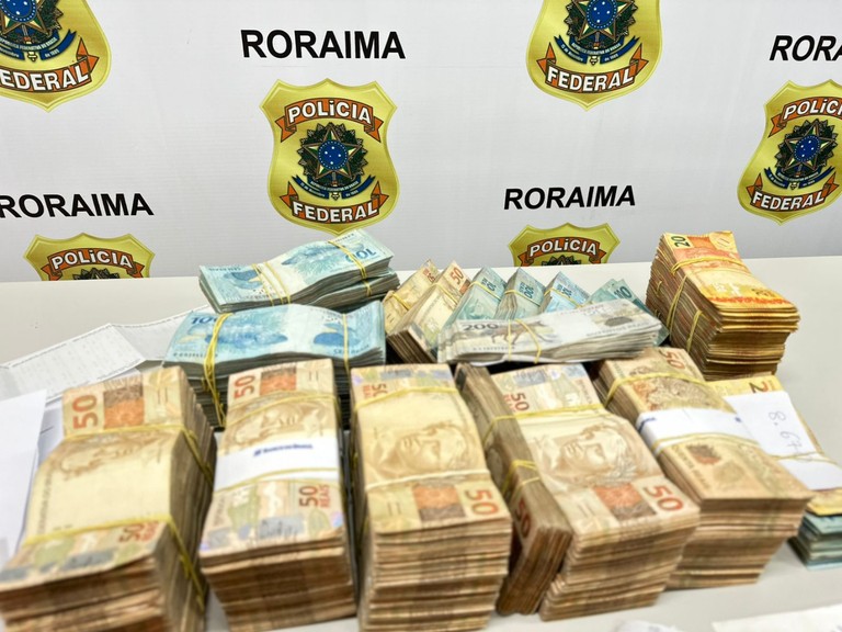 PF prende em flagrante homem com quase R$ 300 mil em dinheiro vivo em Boa Vista
