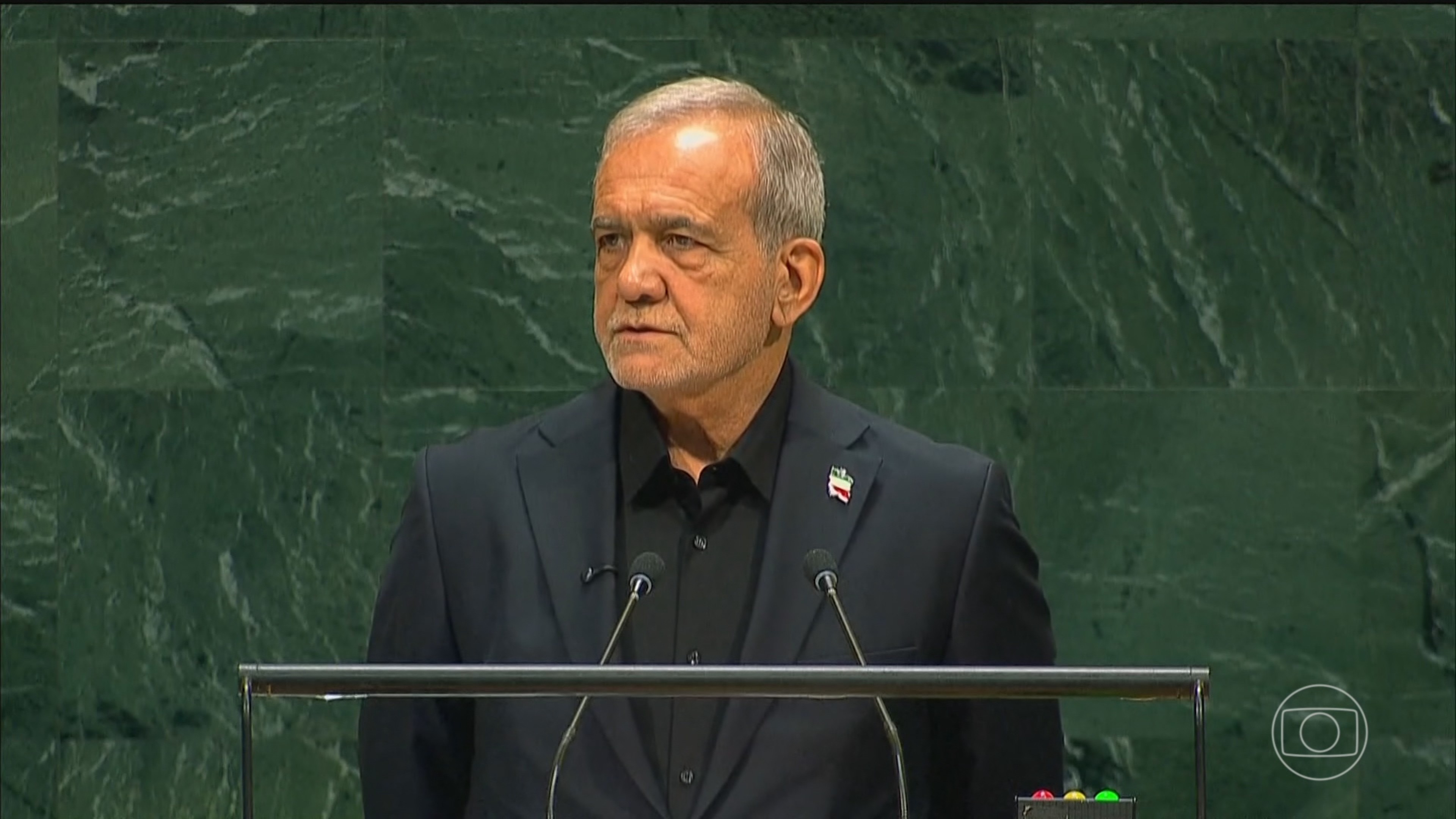 Na Assembleia Geral da ONU, presidente do Irã responde às ameaças de Trump: 'Jamais aceitaremos a linguagem da força'