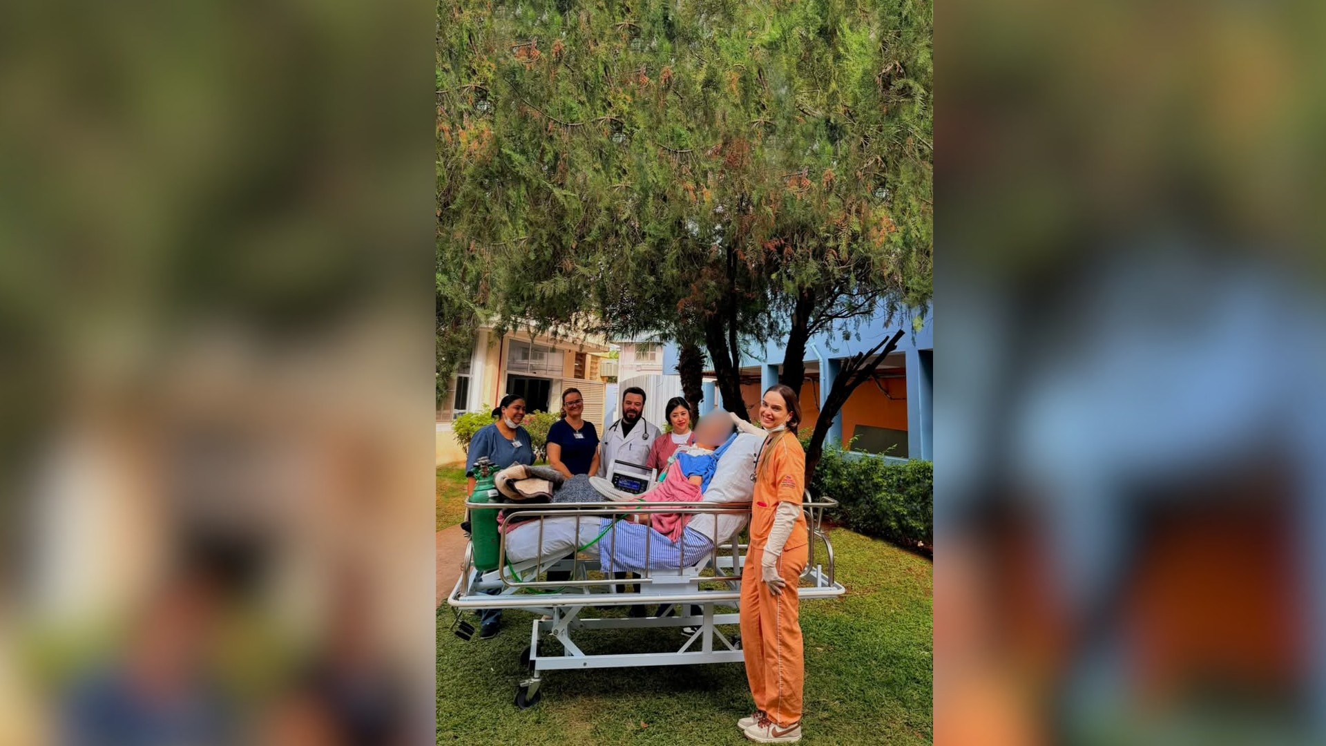 Internado há 5 meses na UTI, paciente com doença que paralisa o corpo realiza desejo de voltar a ver o sol e tomar sorvete
