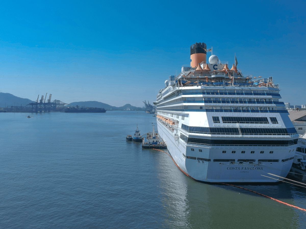 Temporada de cruzeiros termina com impacto positivo de R$ 1,2 bilhão no litoral de SP 