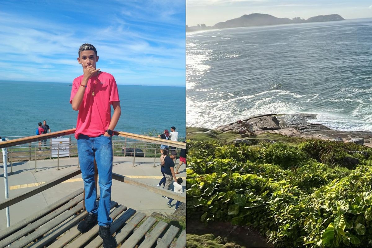 Menina é resgatada e jovem segue desaparecido após escorregar em área costeira no litoral de SP