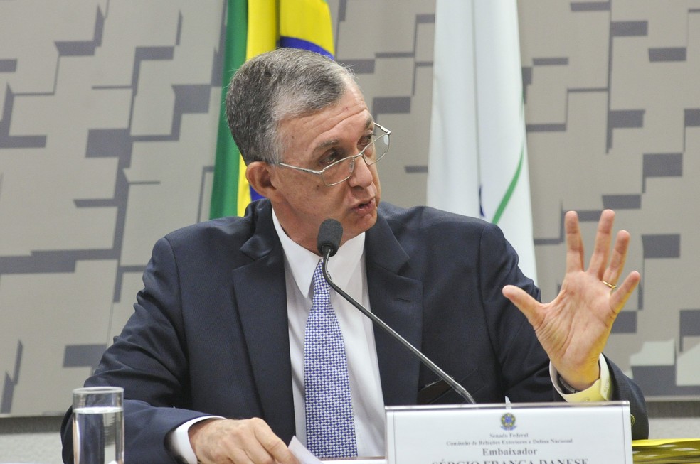 Sérgio Danese, embaixador do Brasil na ONU — Foto: Geraldo Magela/Agência Senado
